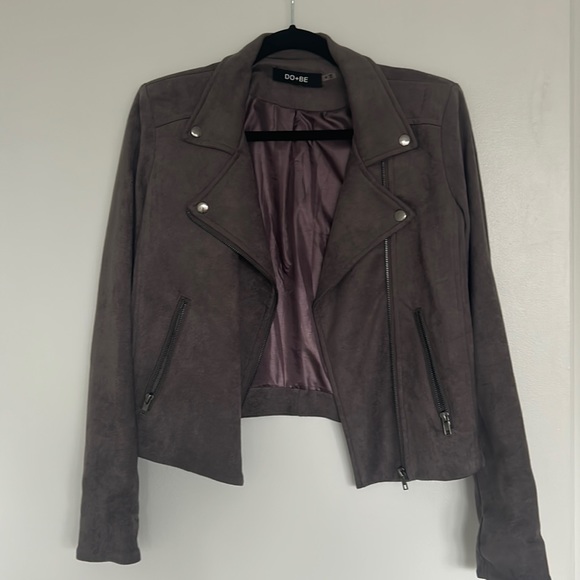 DO+BE Jackets & Blazers - DO+BE suede dusty purple jacket, size M